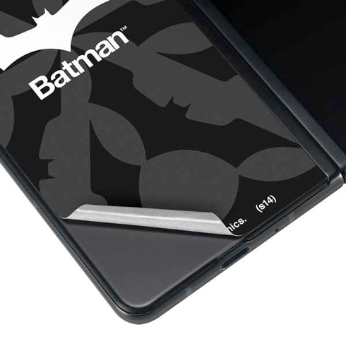 DC Comics Batman Dark Knight Logo Galaxy Z Fold4 5G Skin